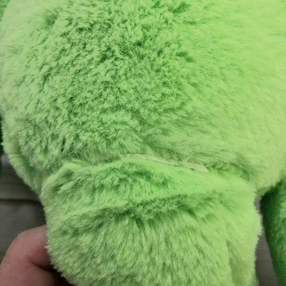 Build A Bear Spring Green Frog Plush Stuffed Toy No Tag 18 Inch - Picture 7 of 8